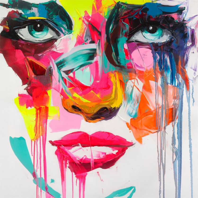 Tableau d art contemporain  PAOLA de Nielly pour une 